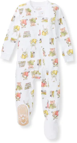 Miniatura 29 de Burt's Bees Baby Pijama para bebé niña, 100% algodón orgánico, pijama de una pieza, overol diagonal con cremallera, ajuste cómodo