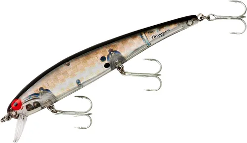Miniatura 17 de Bomber Señuelos Long A Slender Minnow Jerbait Señuelo de Pesca a rayas (Baby Striper)