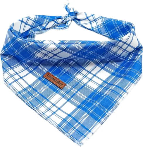 Miniatura 20 de Lionheart Glory Bandana para perro, bufanda azul para perro, estampado de cerveza, ajustable para perros pequeños a grandes