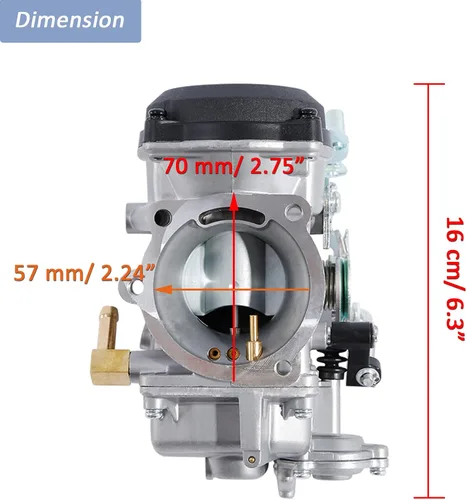 Miniatura 3 de CV40 carburador y tornillo de mezcla de ralentí para HD Sportster 883 1200/Softail/Touring/Dyna & FXR CV 1.575 in Carb