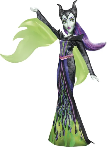 Miniatura 6 de Disney Princess Villains Black and Brights Collection, muñeca de moda, paquete de 4, juguete de villanos de Disney para niños de 5 años en adelante