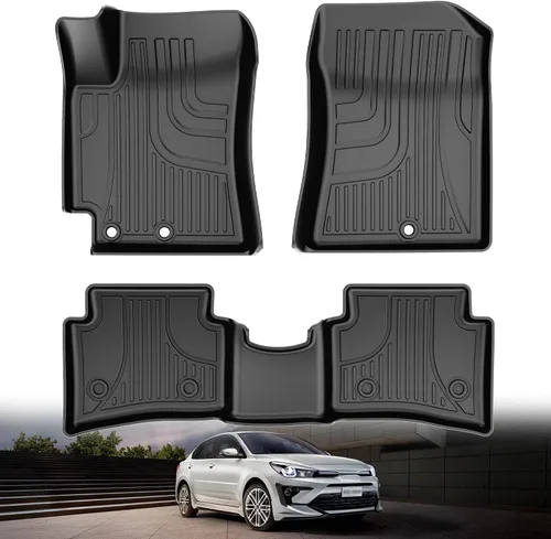 Miniatura 11 de Tapete de carga compatible con Kia Sorento 2021-2025 2026 Tapete de maletero con tapete para respaldo de asiento, TPE para todo tipo de clima