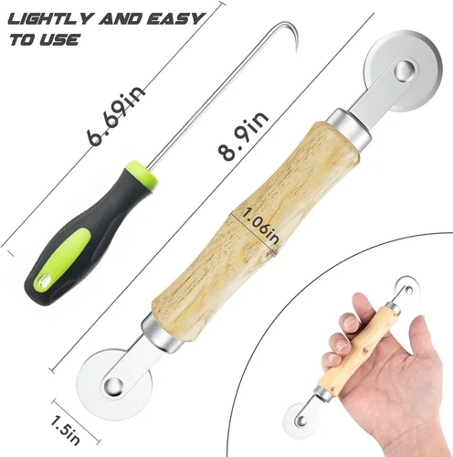 Miniatura 5 de Kit de reparación de pantalla, proyecto fácil de bricolaje, malla de fibra de vidrio de 36 x 90 pulgadas con herramienta rodante y retenedor de Negro
