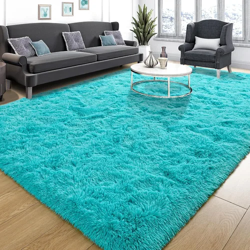 Miniatura 69 de Tepook Alfombras súper suaves y esponjosas para sala de estar, alfombras de área de 8 x 10 pies para dormitorio, alfombra moderna peluda, alfombras