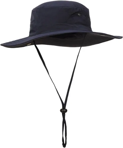 Miniatura 8 de Surblue Sombrero de sol de pesca de ala ancha para hombres y mujeres, protección solar a caqui