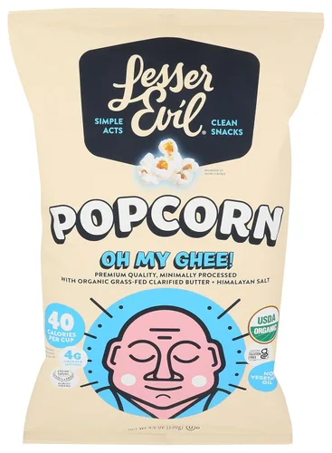 Miniatura 19 de LesserEvil Palomitas de maíz orgánicas "Avocado-licious", exclusivo de Amazon, calidad premium, mínimamente procesado, sin aceite vegetal, 4.6