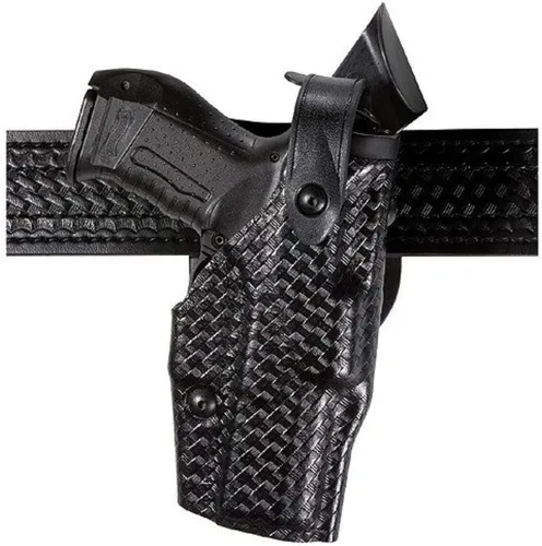 Miniatura 47 de Safariland 6360 ALS/SLS Mid-Ride Duty Rated Level III Retention Holster STX negro brillante.