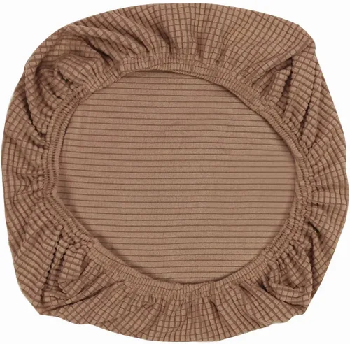 Miniatura 13 de Yikko - Fundas elásticas de jacquard con licra suave, con textura de grano de maíz, para sillas, aptas para oficina, comedor, bar, fundas