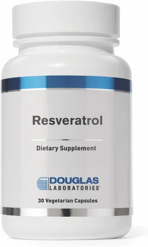 Douglas Laboratories Resveratrol | Apoyo antioxidante para la salud cardiovascular, neurológica, metabólica y mitocondrial | 30 cápsulas