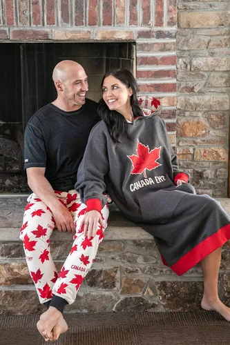 Miniatura 3 de Lazy One Sudadera con capucha de gran tamaño, ropa de dormir