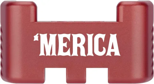 Miniatura 125 de NDZ Performance Placa trasera de aluminio con asistencia deslizante para Glock 1-5 Glock 17 19 19 19 x 22 23 24 26 27 31 32 33 34 35 45 47 49, Rojo