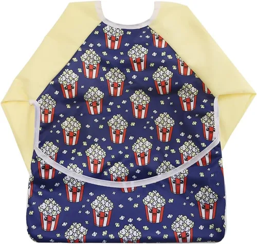Miniatura 16 de Babero impermeable con mangas y bolsillo, 6-24 meses