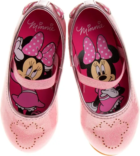 Miniatura 4 de Disney Frozen Elsa Minnie Mouse - Zapatos planos Mary Jane para niñas disfraz de princesa de personaje de gelatina para niños ballet bailarina