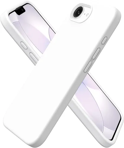 Miniatura 27 de ORNARTO Funda compatible con iPhone 16e de 6.1 pulgadas (2025), silicona líquida de 3 capas cubierta completa de goma de gel suave, funda protectora