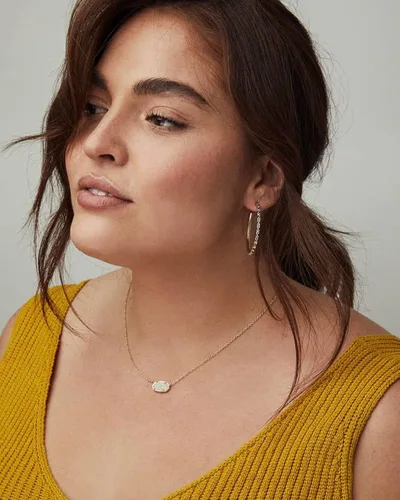 Miniatura 3 de Collar con dije Kendra Scott Elisa para mujer, joyería de moda, chapado en oro de 14 quilates