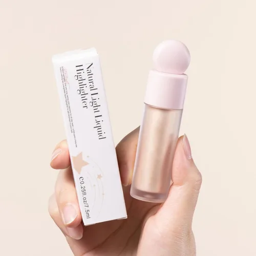 Miniatura 9 de Resaltador líquido de maquillaje - Resaltadores faciales y luminizadores, resaltadores de maquillaje para un brillo natural de larga duración