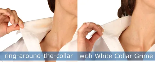 Miniatura 5 de White Collar Grime Protector de cuello desechable, color blanco, 10 pies.