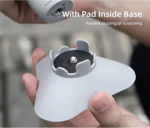 Miniatura 4 de Trípode estabilizador de cardán, base de montaje reforzada compatible con Insta360 Flow, estabilización de 3 ejes, soporte de base de soporte estable