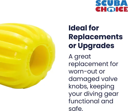 Miniatura 3 de Scuba Choice Scuba Diving Tank Cylinder Valve Oval Shape Knob Yellow