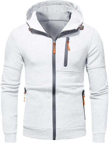 Miniatura 3 de Fishing Shirts for Men Long Sleeve Cotton Midweight Tops with Hood Athletic Print Graphic Loose Fit Pullover