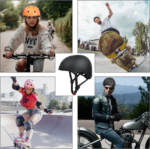 Miniatura 4 de 67i Casco de bicicleta, casco de patineta para adultos, ciclismo, scooter, cascos para hombres y mujeres, casco de patinaje ajustable