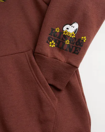 Miniatura 5 de Peanuts Mens Snoopy Sweatshirt - Vintage Snoopy and Woodstock Pullover Hoodie