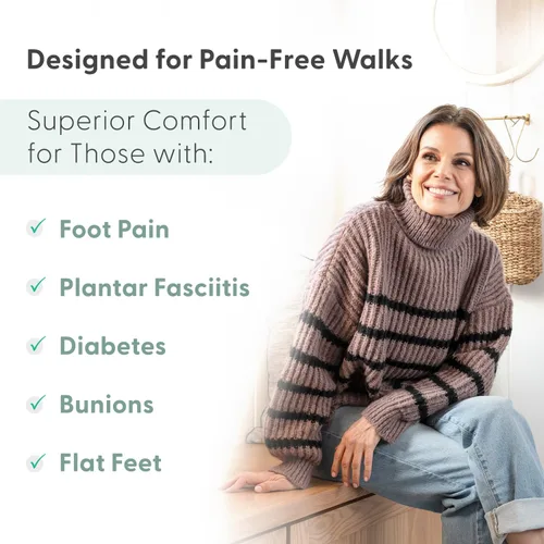 Miniatura 4 de Orthofeet Pantuflas ortopédicas Louise de punto elástico para mujer