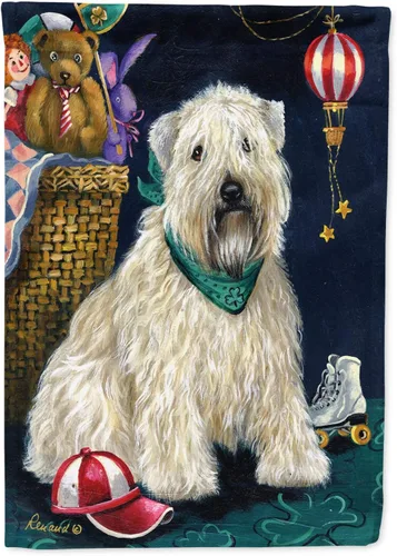 Miniatura 306 de Caroline's Treasures PPP3097CHF - Pijama de Navidad con diseño de bulldog francés para colgar en la pared, poliéster, tamaño de casa, multicolor