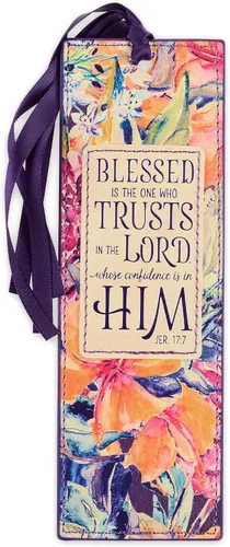 Miniatura 30 de Christian Art Gifts - Marcapáginas premium de piel sintética vegana con escritura bíblica para mujeres: Cuando ella habla - Proverbios 31:26, Marrón