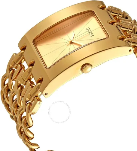 Miniatura 4 de Guess - Reloj analógico para mujer de metal pesado con correa de acero inoxidable