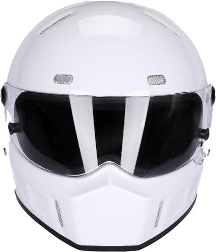 Miniatura 9 de CRG - Casco de motocross de cara completa para motocicleta de calle, de fibra de vidrio, certificado por DOT, casco de tamaño extra grande Gris