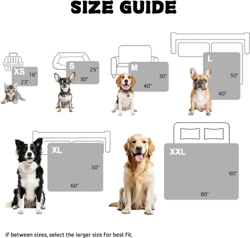 Miniatura 8 de Qeils Manta impermeable calmante para gatos de interior, manta suave y silenciosa de felpa para mascotas, manta gruesa de piel sintética de 500 GSM