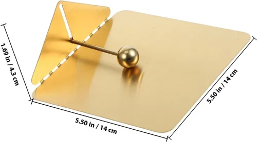 Miniatura 2 de Stainless Steel Napkin Holder Large Gold Farmhouse Paper Towel Holder Weighted Arm Table Napkin Dispenser for Kitchen Dining Restaurant