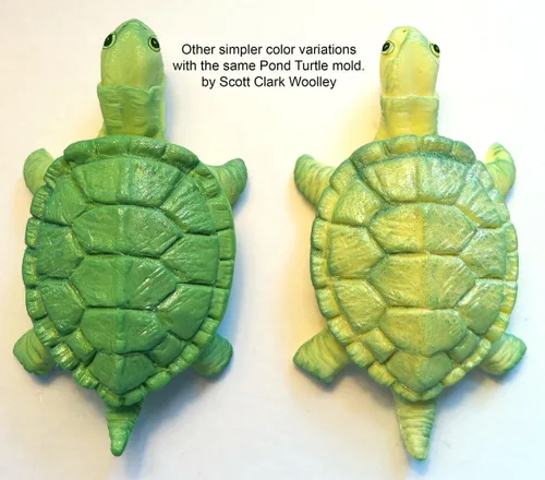 Miniatura 2 de Scott Clark Woolley Pond Turtle Molde de silicona