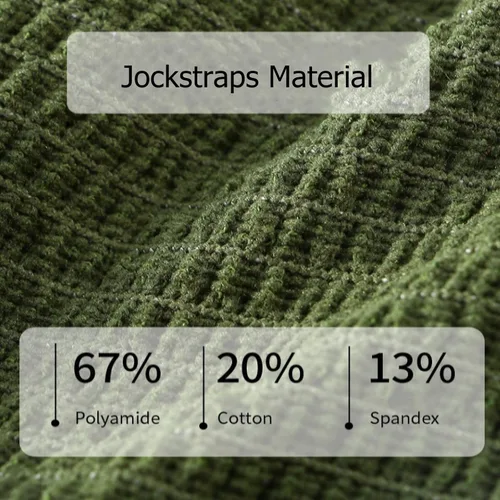 Miniatura 4 de Jock Strap - Correa de malla ancha para hombre, ropa interior masculina suspensorio, soporte atlético para vasectomía de gimnasio