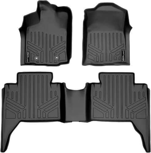 Miniatura 15 de MAXLINER - Juego de alfombrillas de suelo de ajuste personalizado de 2 filas compatibles con Toyota Tacoma 2012-2015