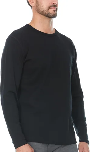 Miniatura 4 de Minus33 Chocorua - Camisas de peso medio para hombre, 100% lana merina, capa base térmica de manga larga, opciones grandes y altas