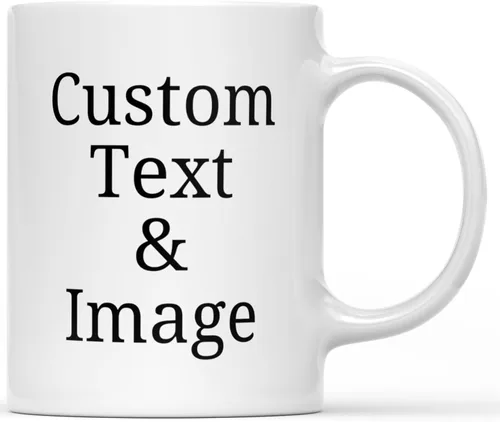 Miniatura 9 de Fantastic Gifts Taza con foto personalizada con texto personalizado, sube tu imagen con diferentes diseños Taza con Foto Personalizada y Texto Taza