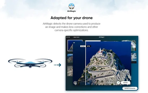 Miniatura 2 de AirMagic - Software automático de mejora de fotos de Drone [código en línea de PC]