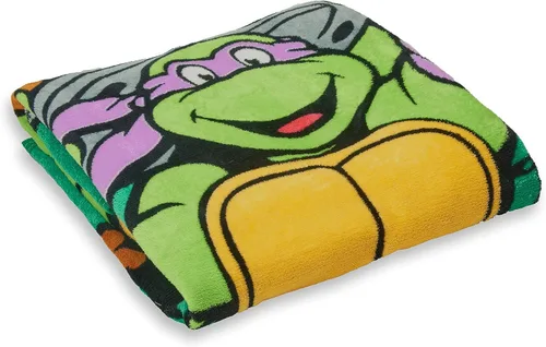 Miniatura 2 de Northwest Manta Micro Raschel Teenage Mutant Ninja Turtles, 46 x 60 pulgadas, Cowabunga Dudes