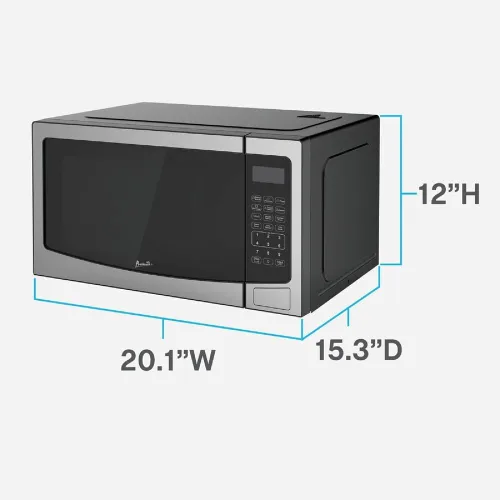 Miniatura 2 de Avanti 1.1CF 1000W Negro con microondas frontal de acero inoxidable - 1 cada uno