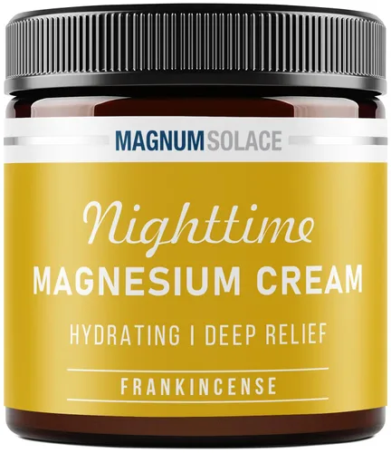 Crema de magnesio – Loción nocturna de magnesio – Aplicar en piernas, glúteos, brazos o pecho – Cloruro de magnesio tópico – Hecho en Estados Unidos