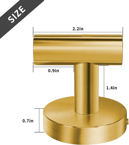 Miniatura 4 de VAEHOLD Ganchos para toallas de pared, soporte resistente al agua, ganchos para toallas de baño para colgar abrigos, ropa, gancho de armario