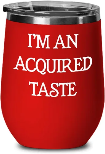 Miniatura 4 de I'm An Acquired Taste Wine Tumbler Travel Stemless Cup