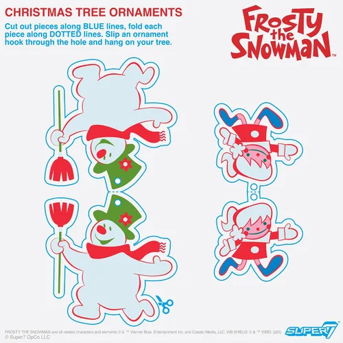 Miniatura 3 de Super7 Figura de Reacción Frosty The Snowman (Inspirada en Caja de Dulces) - Figura de Acción de Frosty The Snowman de 3.75 Pulgadas con Accesorio