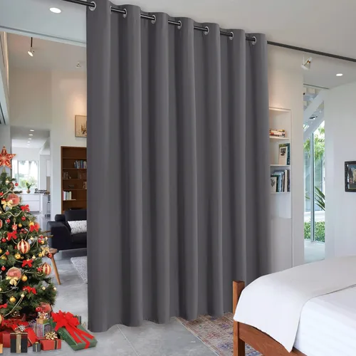 Miniatura 92 de RYB HOME - Cortinas extra largas con bloqueo de luz, persianas opacas insonorizadas para privacidad para cine en casa, oficina, fondo de patio, sala