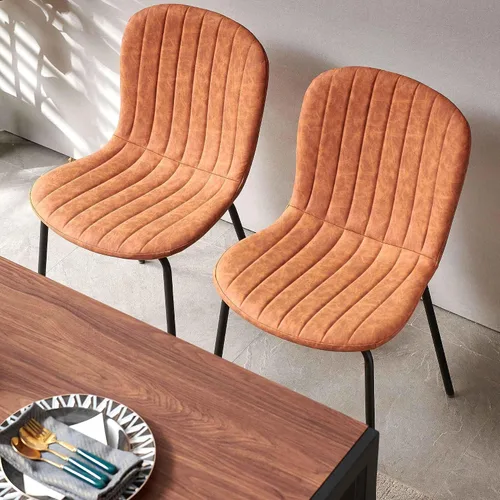 Miniatura 31 de Juego de Mesa de Comedor Redonda de 37 Pulgadas para 4, Moderno Juego de Café de Cocina de Círculo Pequeño para Apartamento, Sala de Estar, Oficina