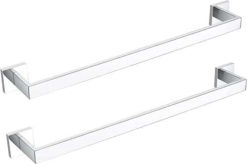 Miniatura 15 de BANOLUX - Toallero individual de 12 pulgadas para baño, toallero para baño, montado en la pared, soporte de toalla de mano de acero inoxidable Cromo