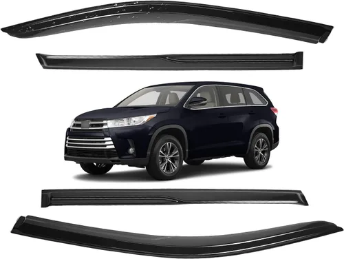 Miniatura 134 de Viseras para ventanas para Mazda 3 Sedán 4 puertas 2004 2005 2006 2007 2008 2009 estilo JDM Mugen, deflector de viento, protector solar y de lluvia