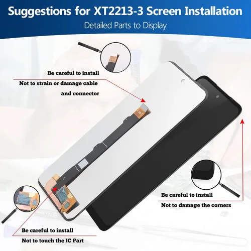Miniatura 5 de 6.5 pulgadas para Motorola Moto G 5G 2022 XT2213-3 Reemplazo de pantalla para Motorola Moto G 5G 2022 Pantalla LCD táctil digitalizador Asamblea